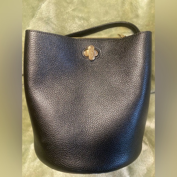 Furla Danae Black Leather Shoulder Bag - Picture 2 of 10